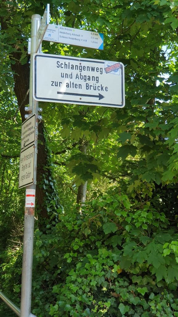 Schlangenweg in Heidelberg