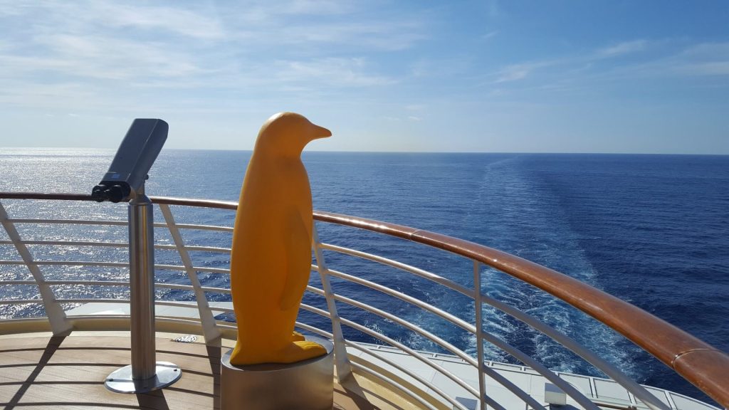 Ausguck auf der Mein Schiff 4
