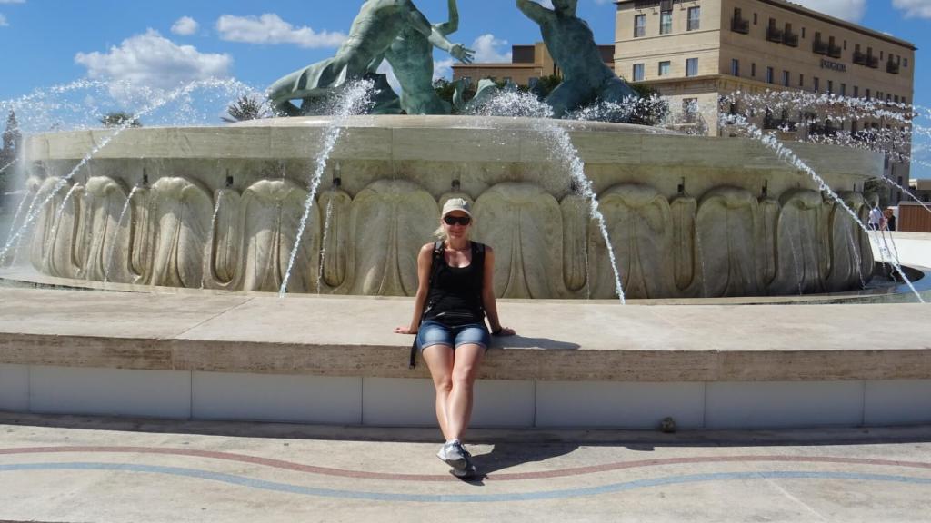 Tritonenbrunnen beim Landausflug Malta