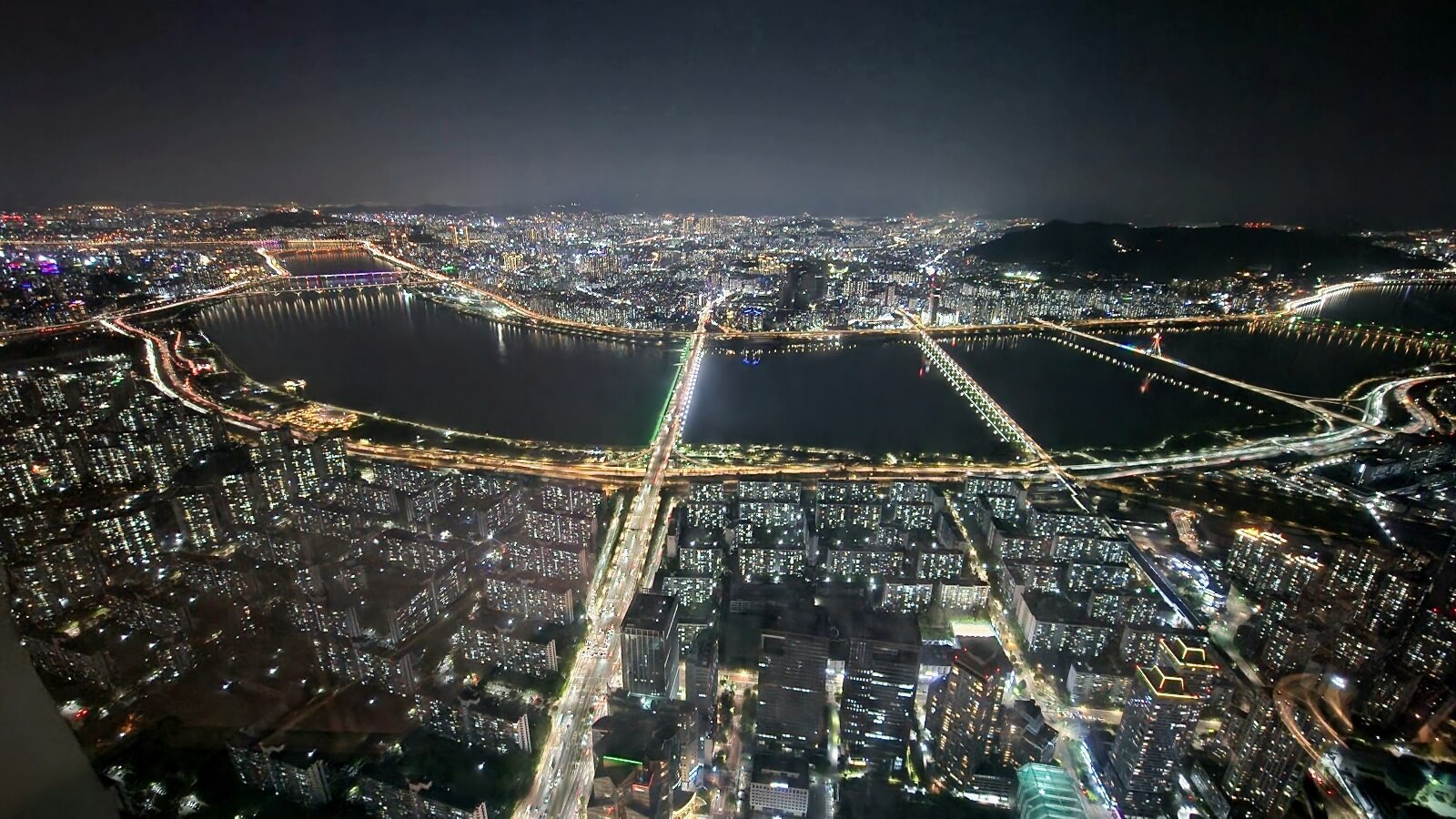 Traumhafte Aussicht auf Seoul