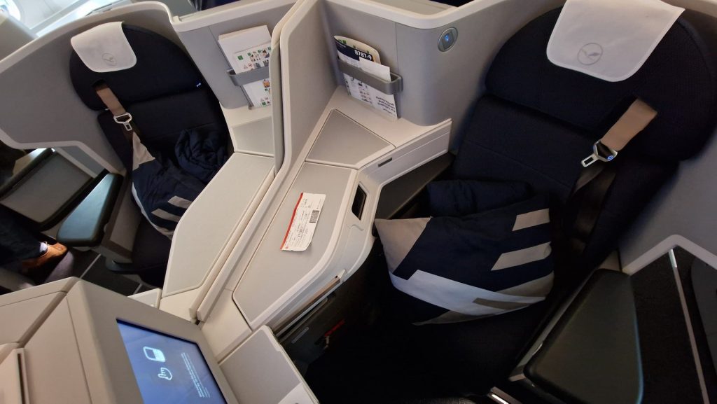 Mittelsitz im Boeing 787-9 Dreamliner