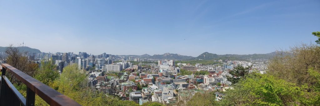 Viewpoint mit Aussicht auf die Stadt Seoul in Südkorea