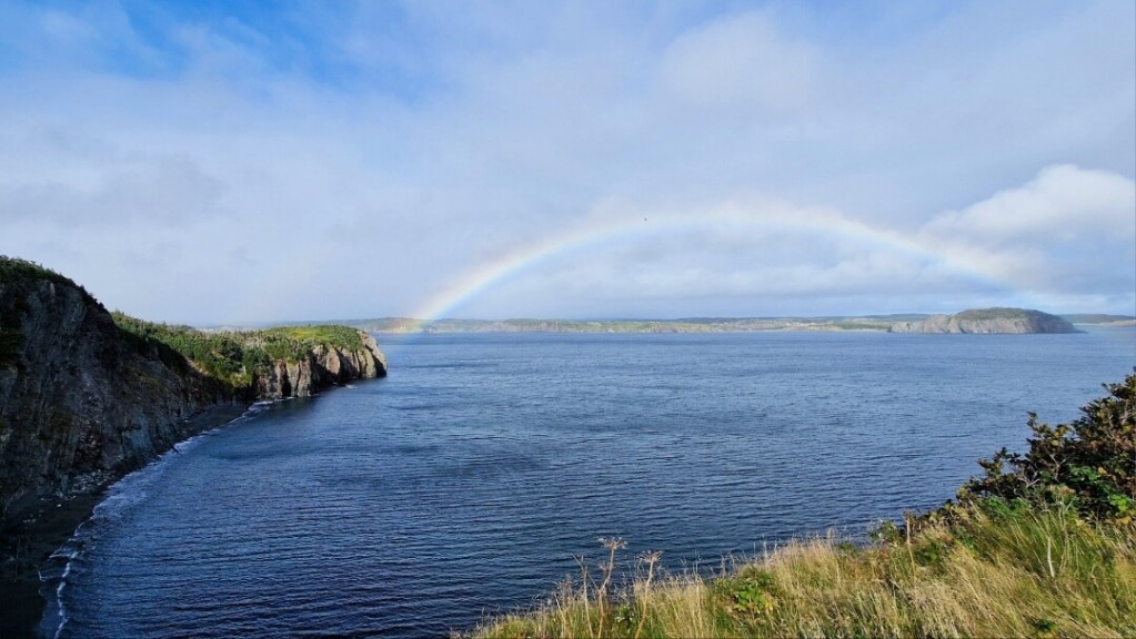 Regenbogen beim Neufundland Urlaub
