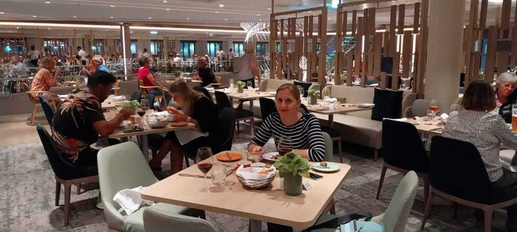 Abendessen im Restaurant Atlantik