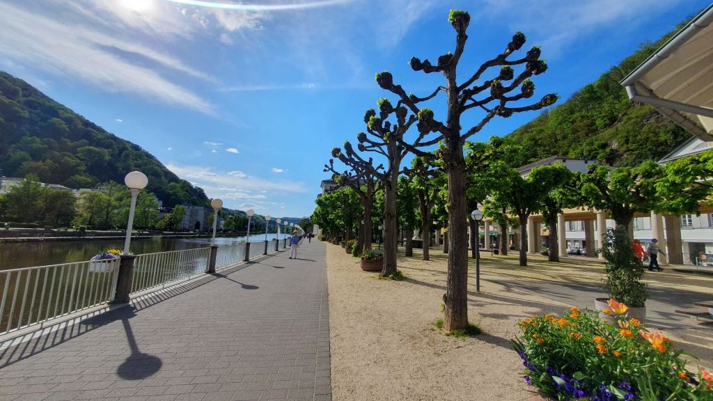 Spaziergang entlang der lahn