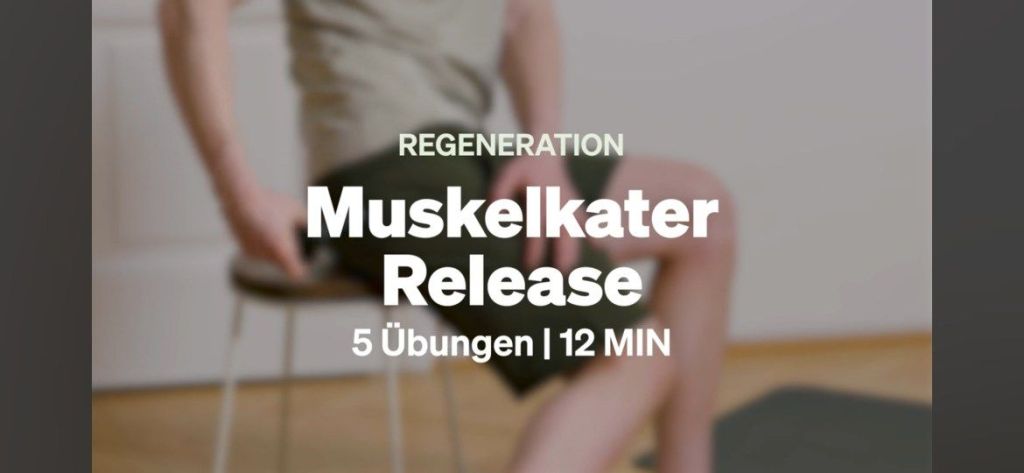 Vorbeugung vom Muskelkater mit der Blackroll Fascia Gun