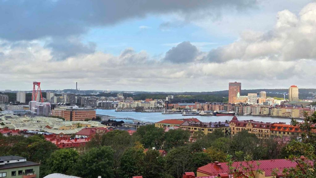 Ausblick auf Göteburg beim Landausflug auf eigene Faust - Kurzkreuzfahrt
