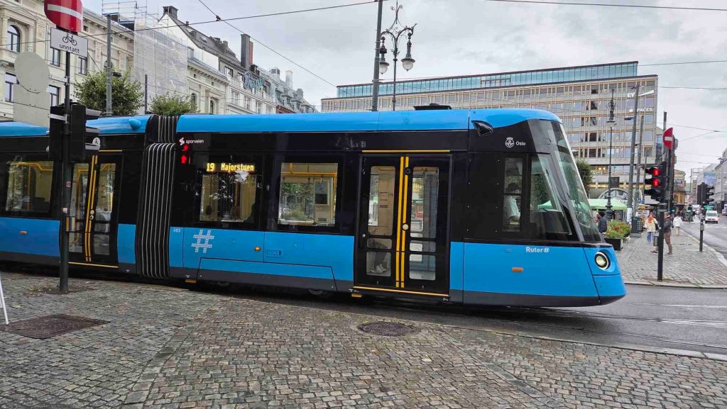 Straßenbahn in Oslo - perfekt für den Landausflug auf eigene Faust
