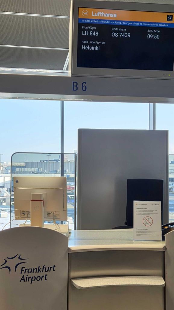 Flug von FRA nach HEL mit der Lufhansa
