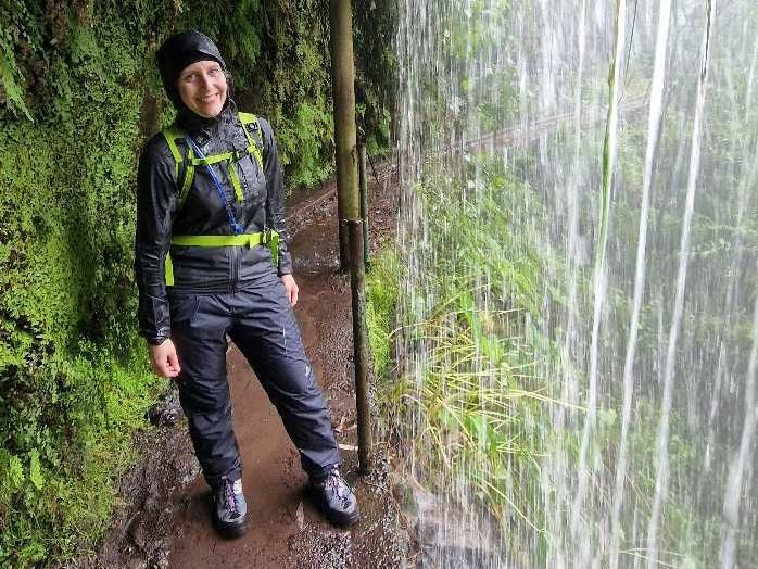 Wasser wohin das Auge reicht auf der Levada Moinho