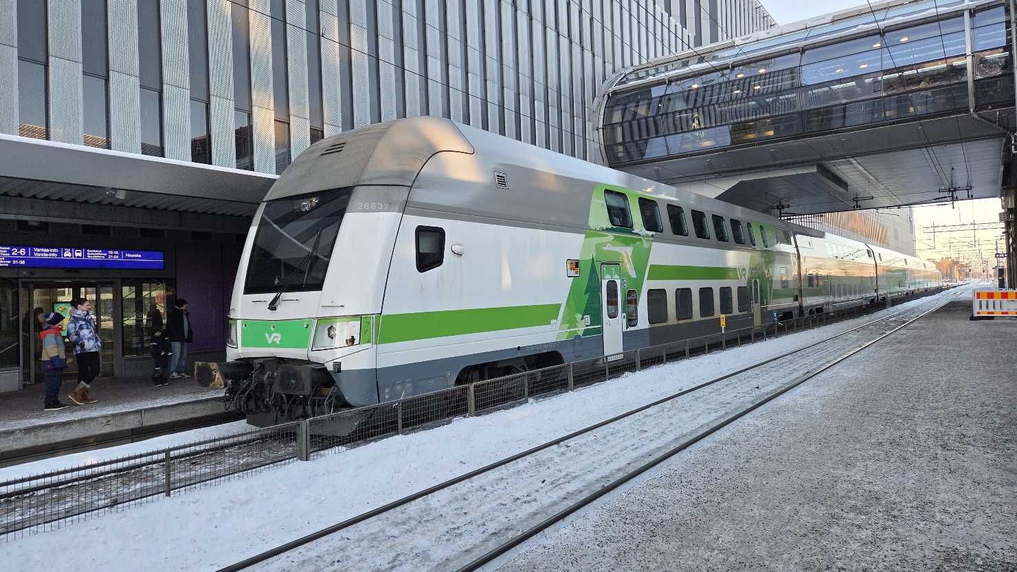 Mit dem VR Zug von Helsinki nach Lappland
