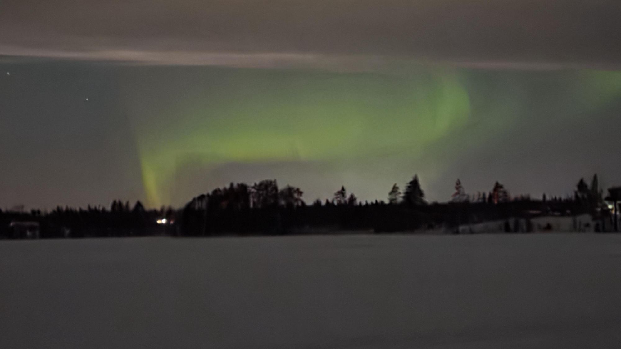 Traum erfüllt: Nordlichter im Norden von Finnland