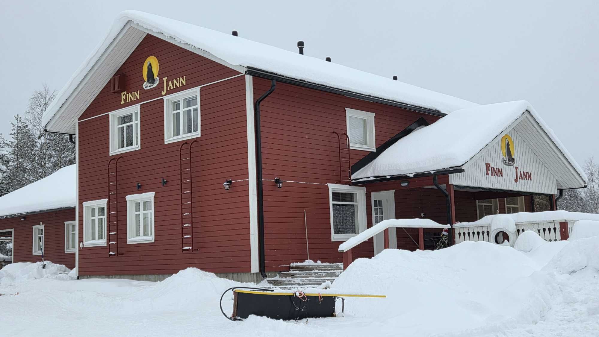 Huskytour bei FinnJann in Finnland