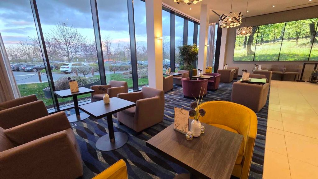 Lobby des Wellnesshotels in Hofheim