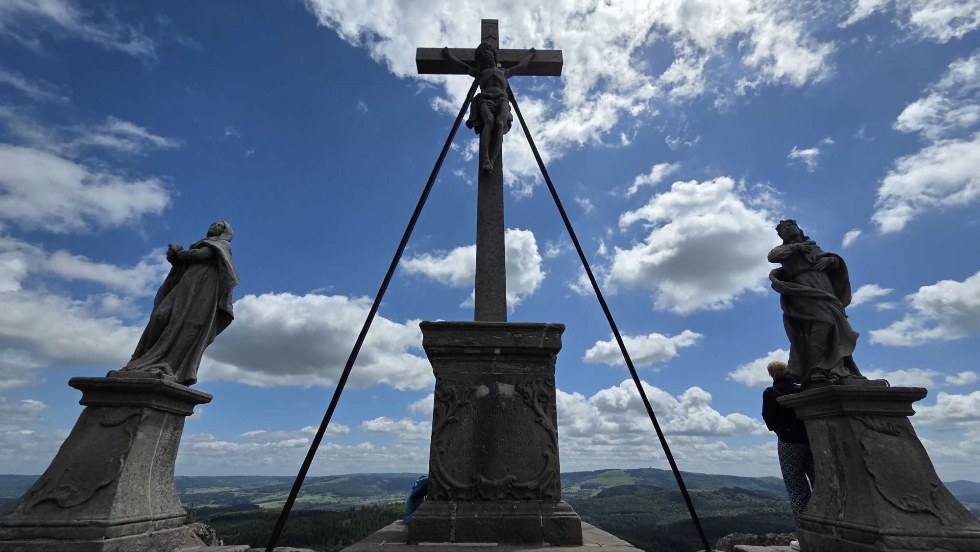 Gipfelkreuz auf der Milseburg