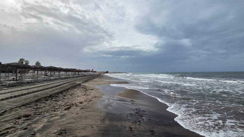 Sandstrand am Lido di Tarquinia nahe Civitavecchia
